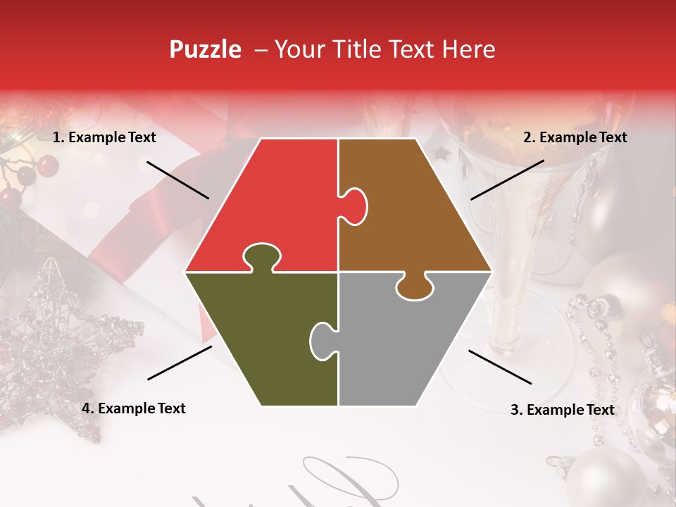 Pattern Bauble Communications PowerPoint Template