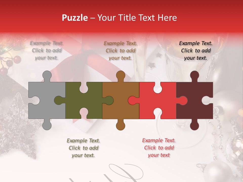 Pattern Bauble Communications PowerPoint Template