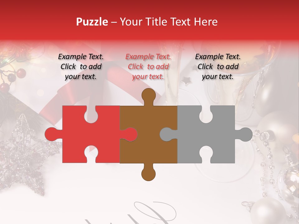 Pattern Bauble Communications PowerPoint Template