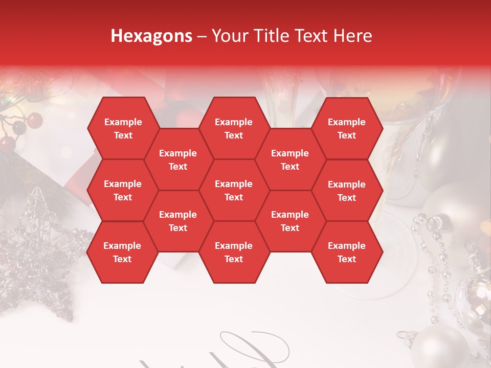 Pattern Bauble Communications PowerPoint Template