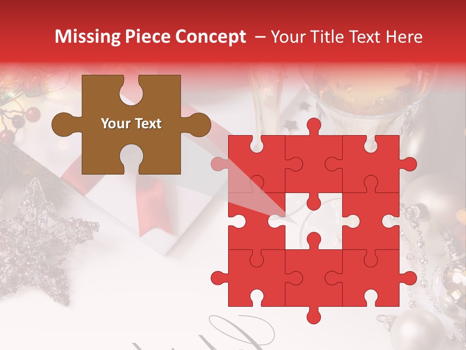 Pattern Bauble Communications PowerPoint Template