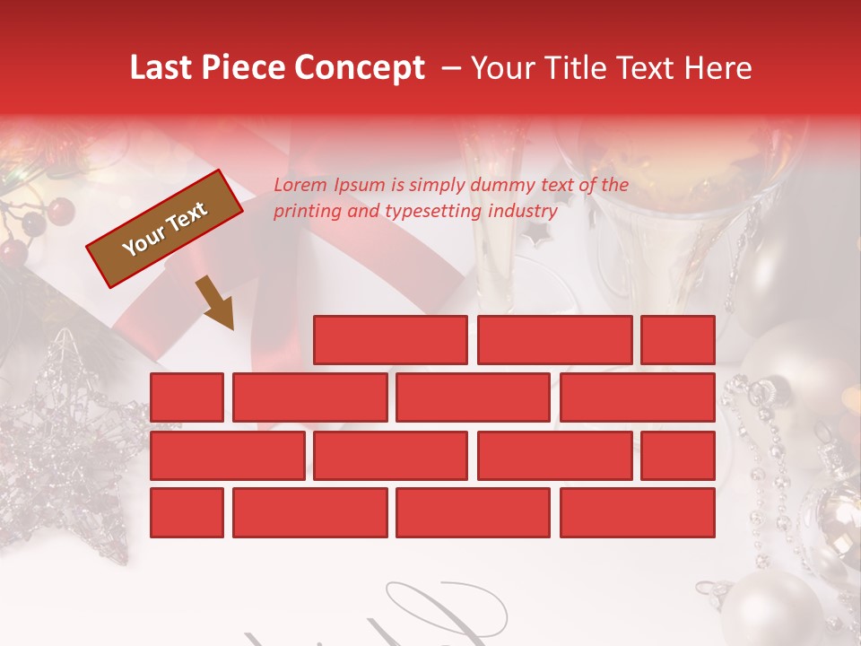 Pattern Bauble Communications PowerPoint Template