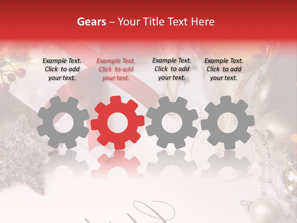 Pattern Bauble Communications PowerPoint Template