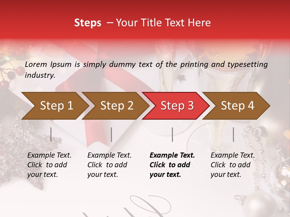 Pattern Bauble Communications PowerPoint Template
