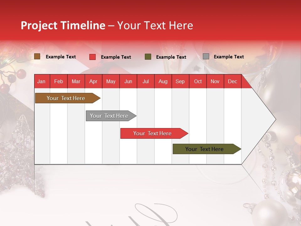 Pattern Bauble Communications PowerPoint Template