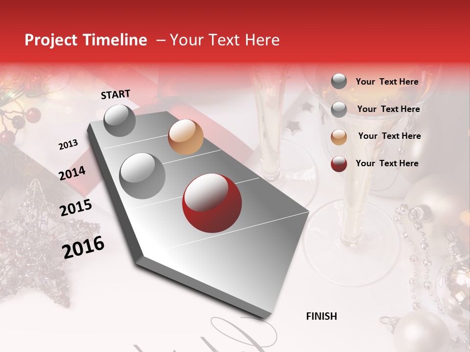 Pattern Bauble Communications PowerPoint Template