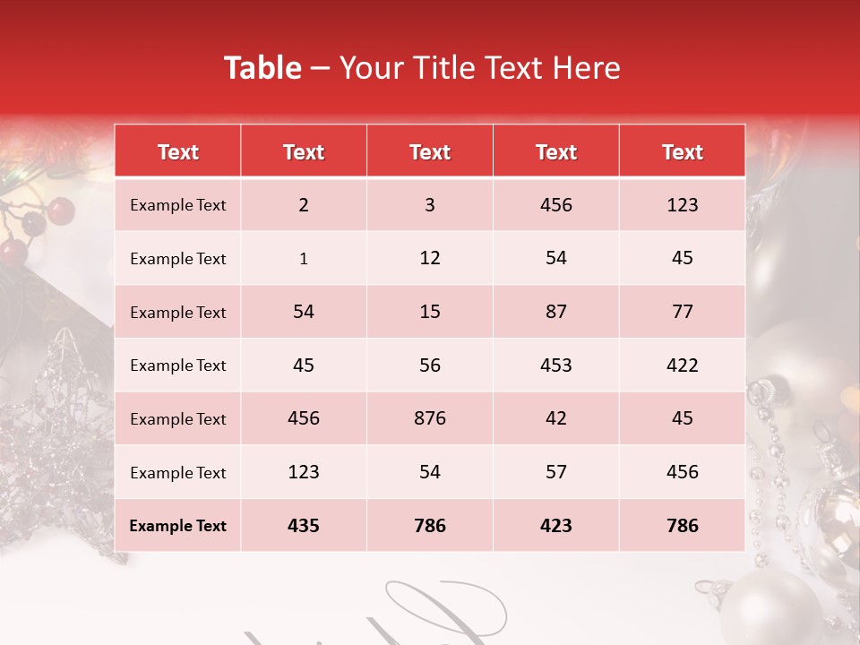 Pattern Bauble Communications PowerPoint Template