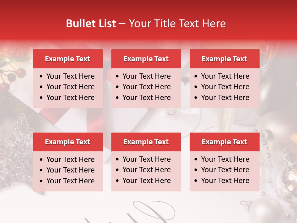 Pattern Bauble Communications PowerPoint Template