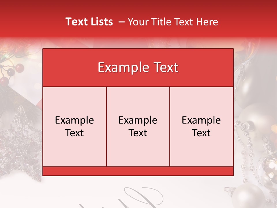 Pattern Bauble Communications PowerPoint Template