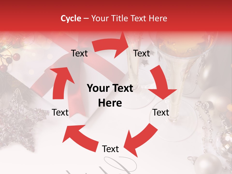 Pattern Bauble Communications PowerPoint Template