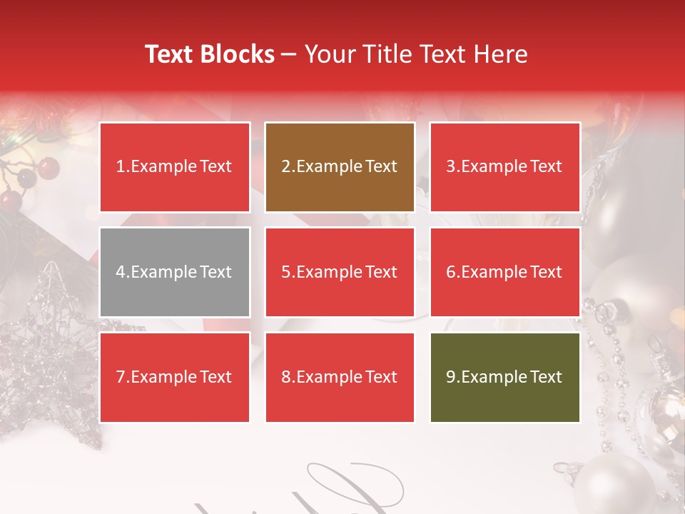 Pattern Bauble Communications PowerPoint Template