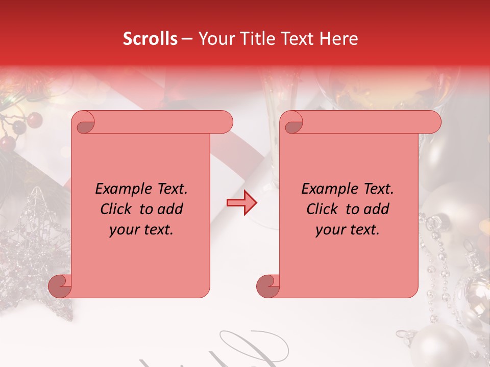 Pattern Bauble Communications PowerPoint Template