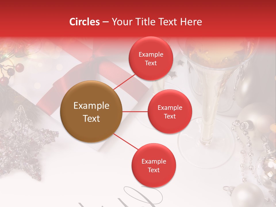 Pattern Bauble Communications PowerPoint Template
