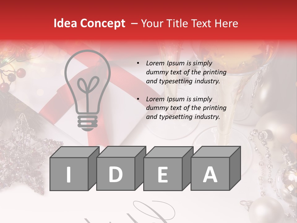 Pattern Bauble Communications PowerPoint Template