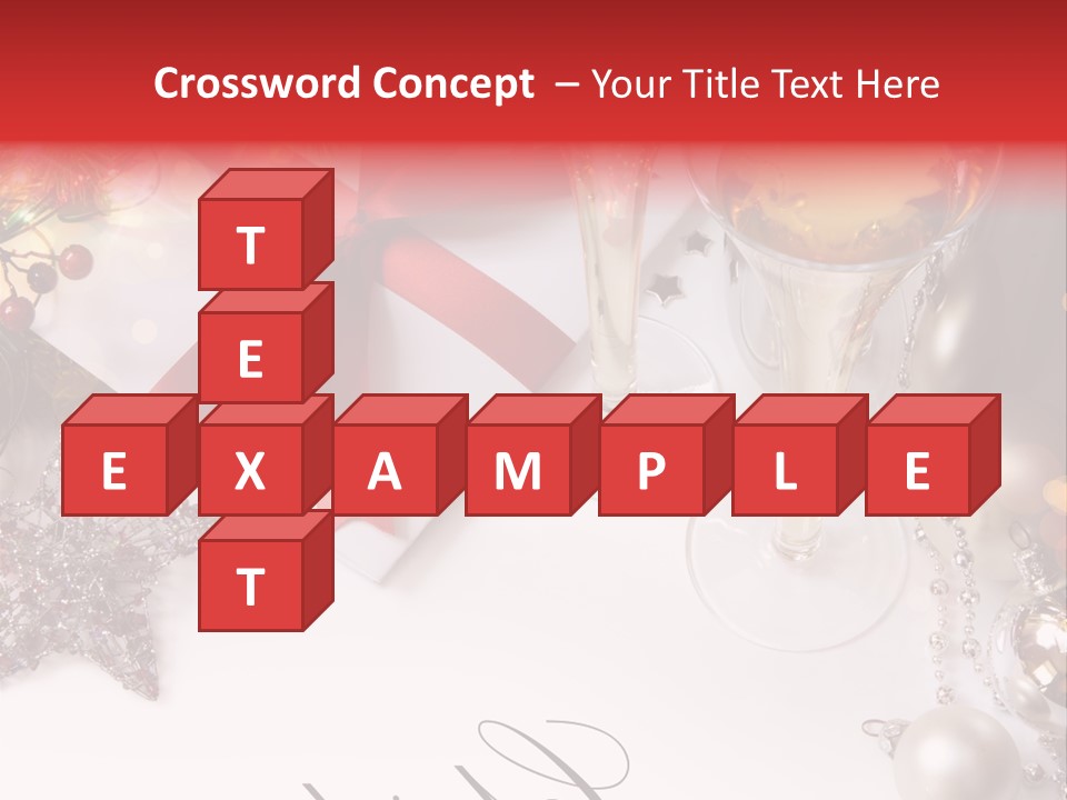 Pattern Bauble Communications PowerPoint Template