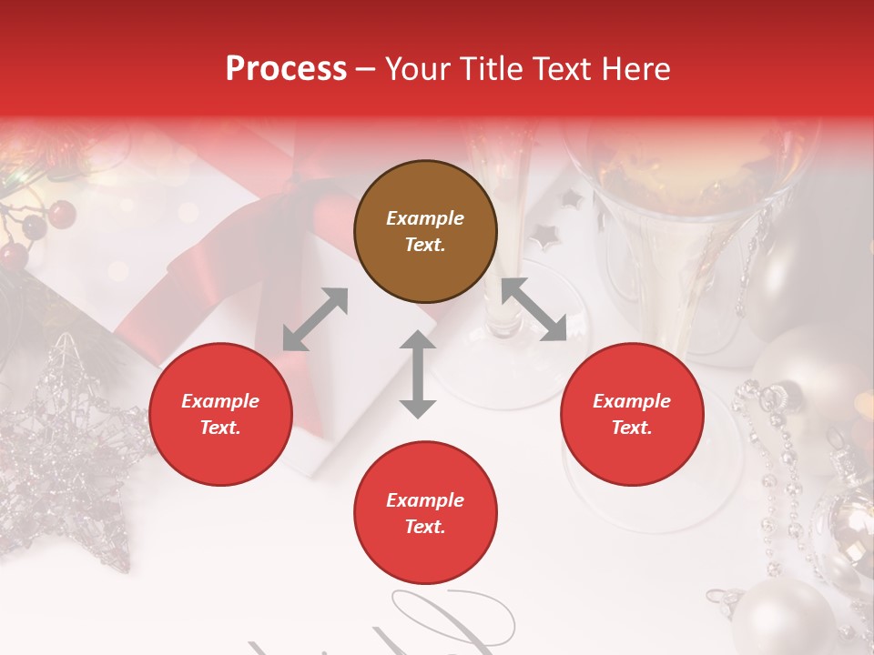 Pattern Bauble Communications PowerPoint Template