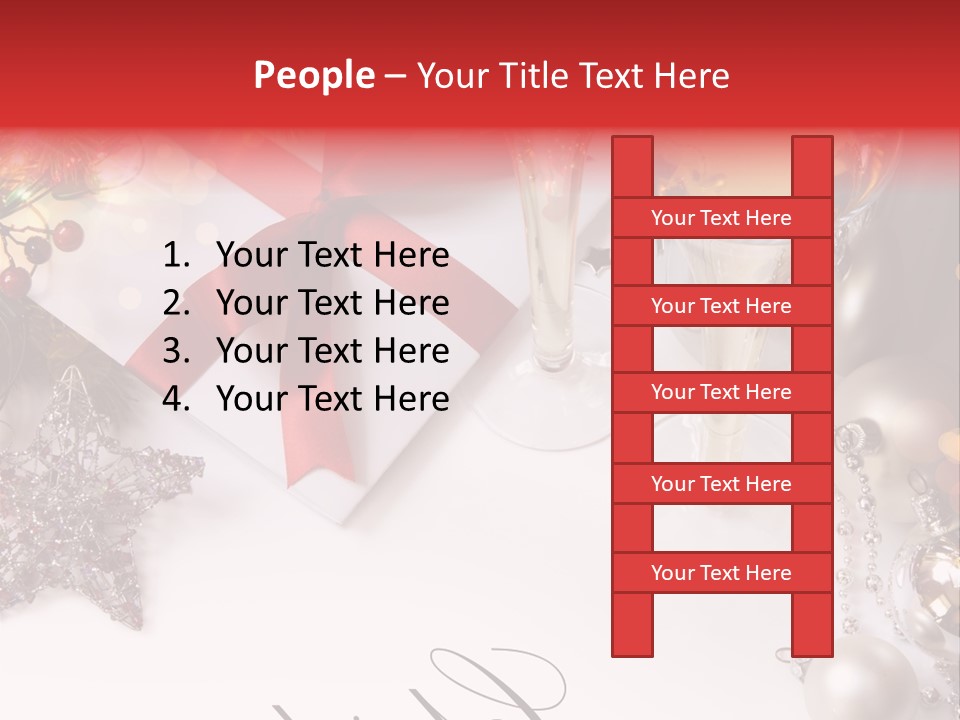 Pattern Bauble Communications PowerPoint Template