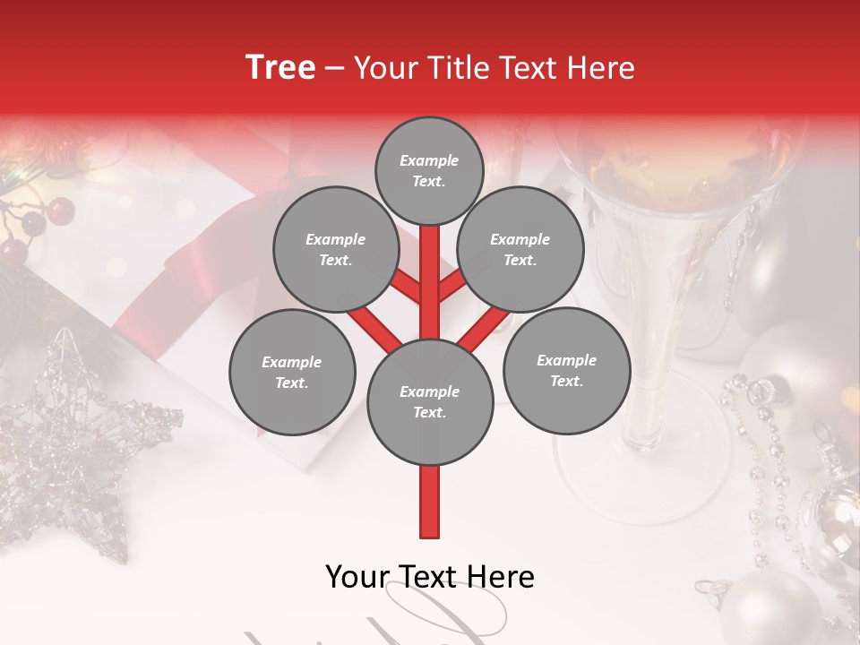 Pattern Bauble Communications PowerPoint Template