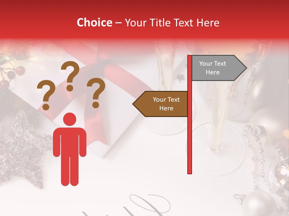 Pattern Bauble Communications PowerPoint Template