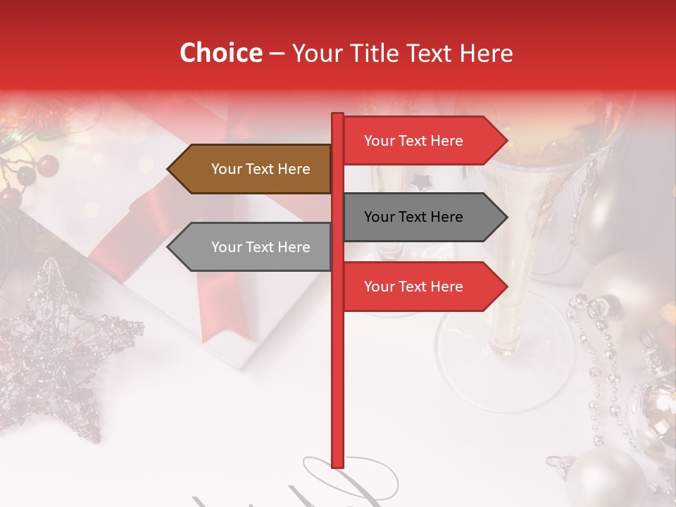 Pattern Bauble Communications PowerPoint Template