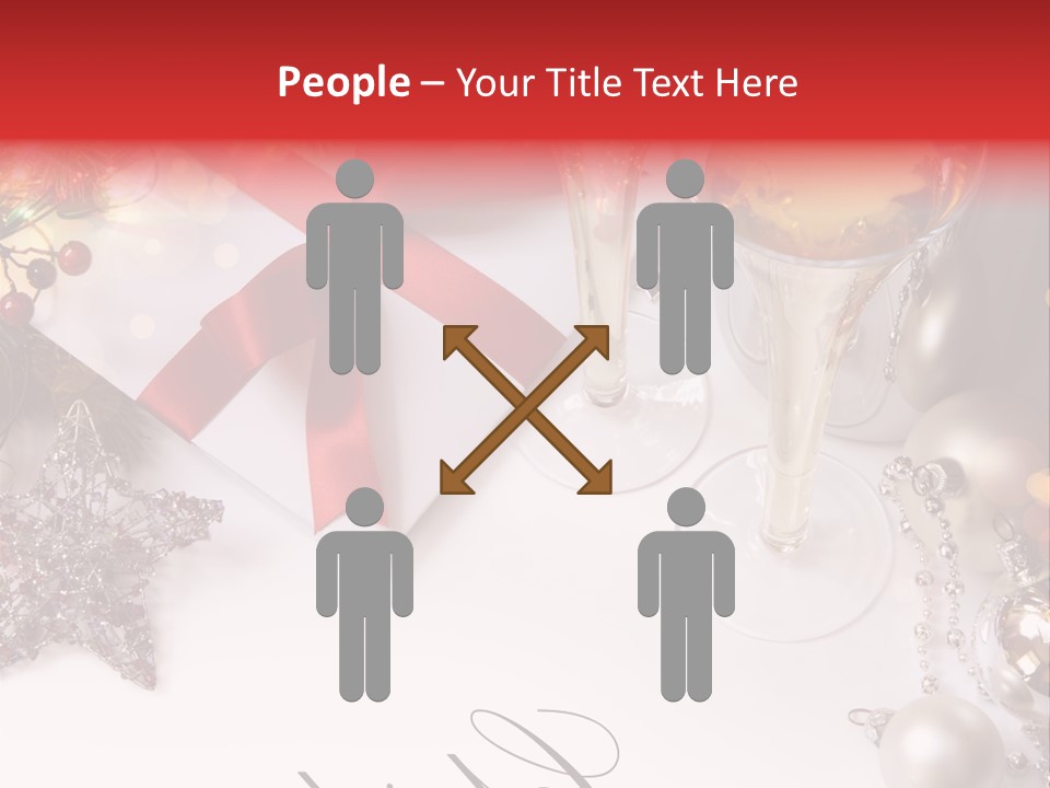 Pattern Bauble Communications PowerPoint Template