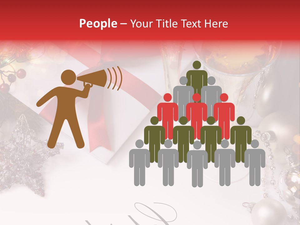 Pattern Bauble Communications PowerPoint Template