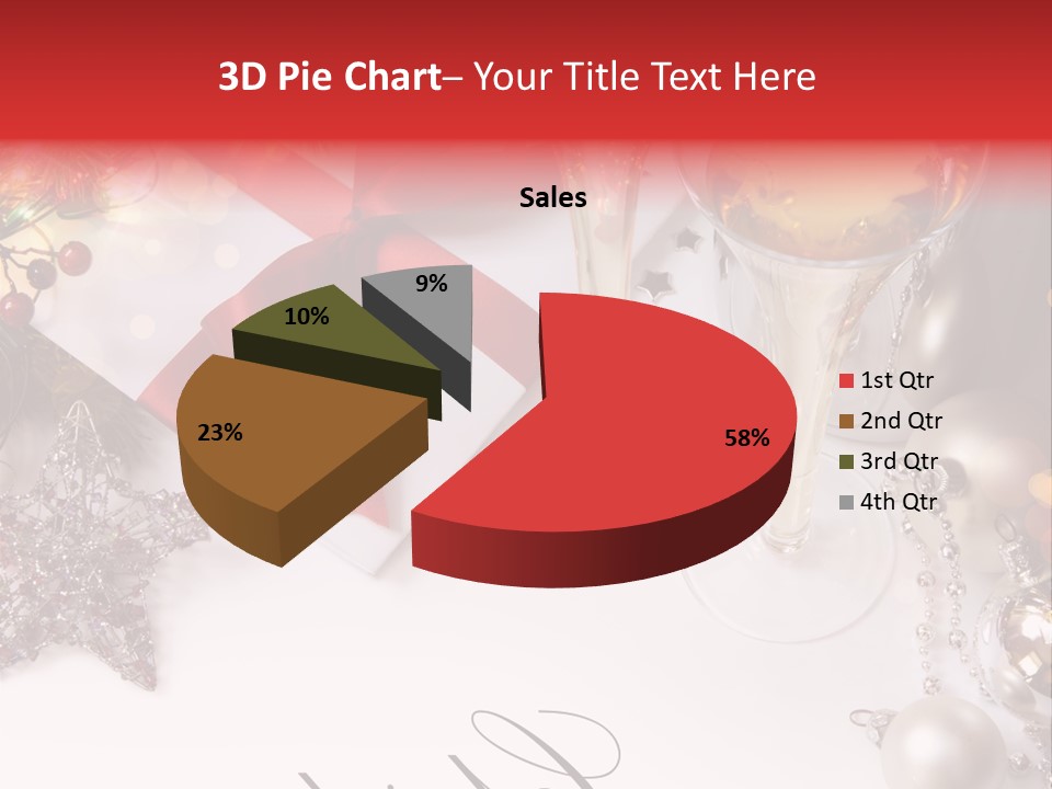 Pattern Bauble Communications PowerPoint Template