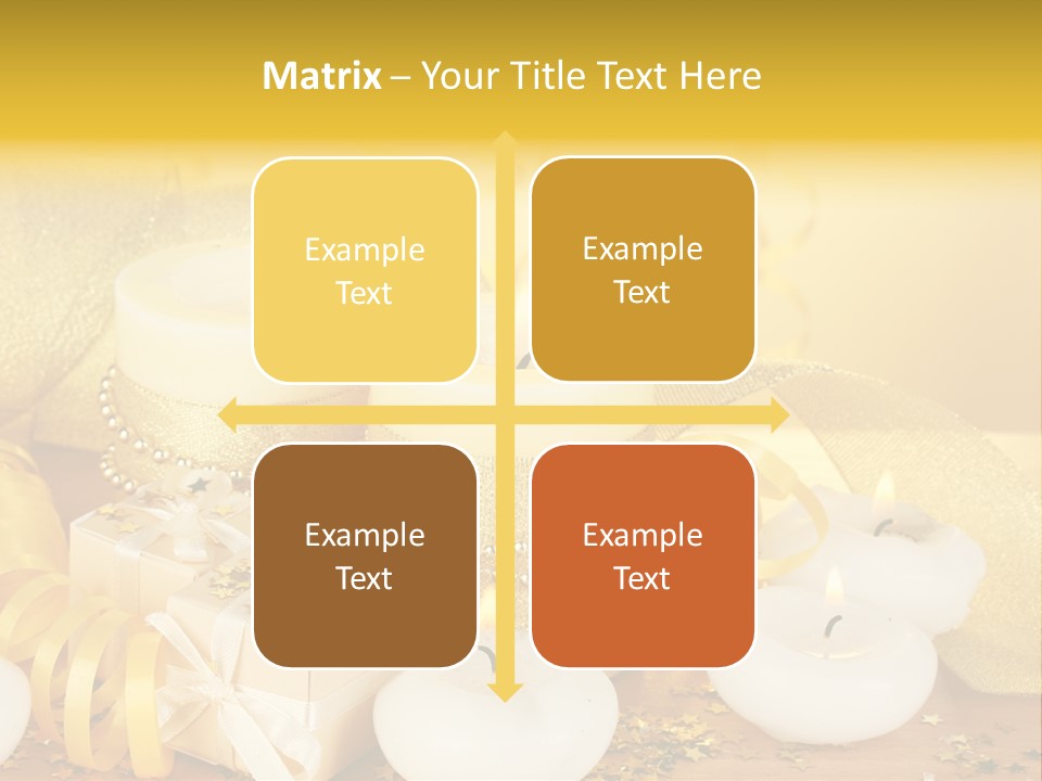 Gifts Romance Wax PowerPoint Template