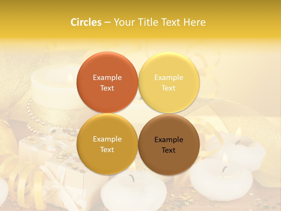 Gifts Romance Wax PowerPoint Template