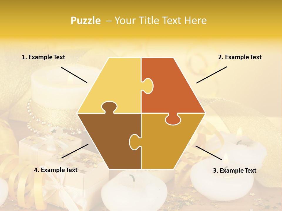 Gifts Romance Wax PowerPoint Template