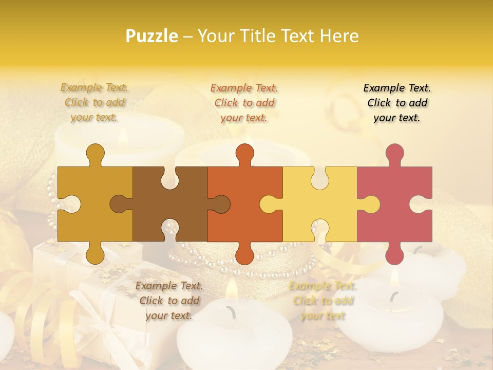 Gifts Romance Wax PowerPoint Template