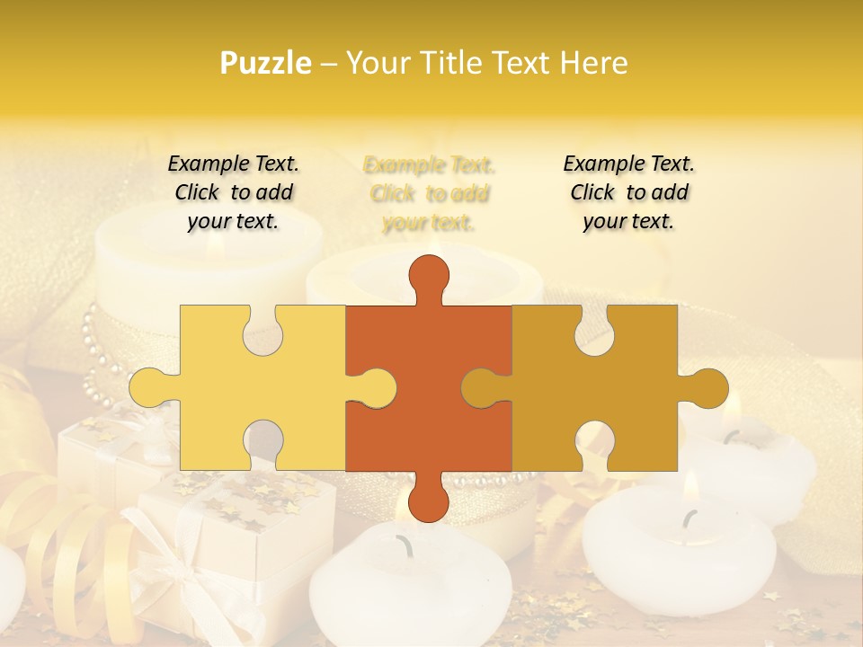 Gifts Romance Wax PowerPoint Template