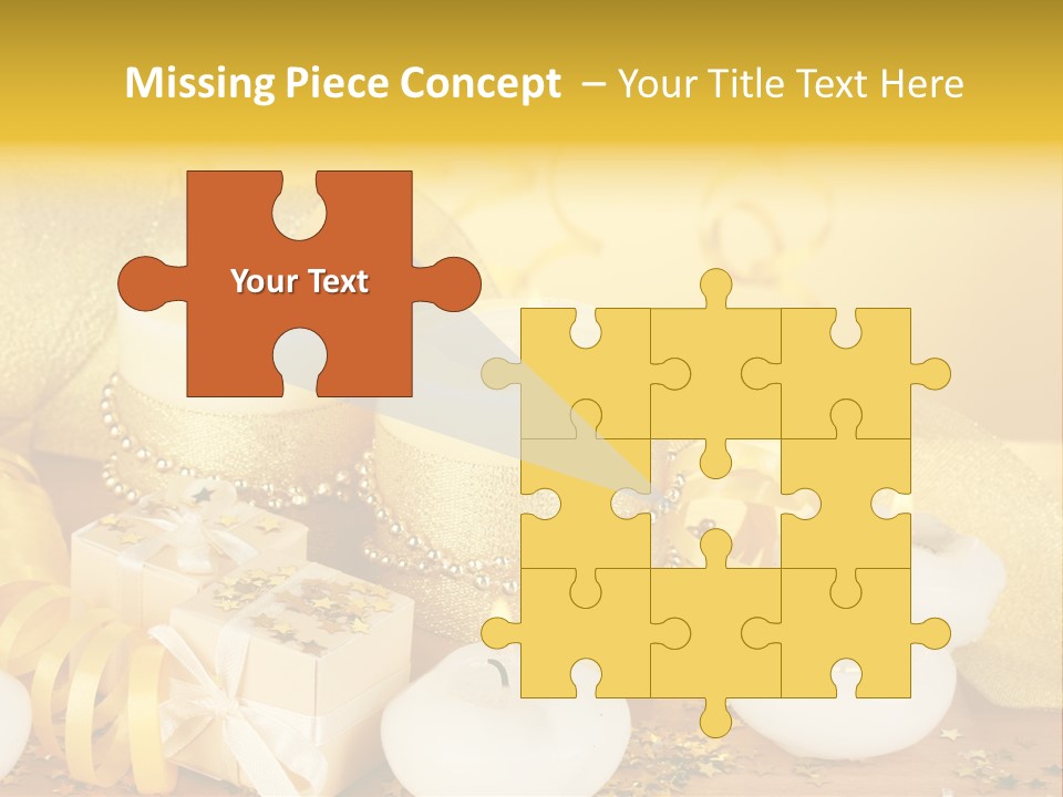 Gifts Romance Wax PowerPoint Template