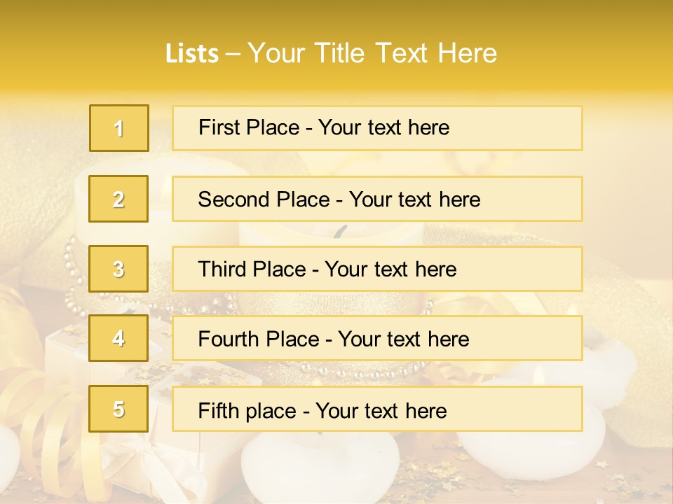 Gifts Romance Wax PowerPoint Template