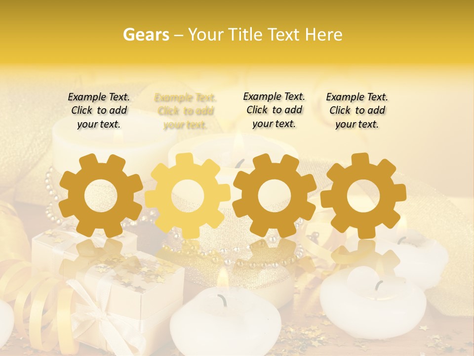 Gifts Romance Wax PowerPoint Template