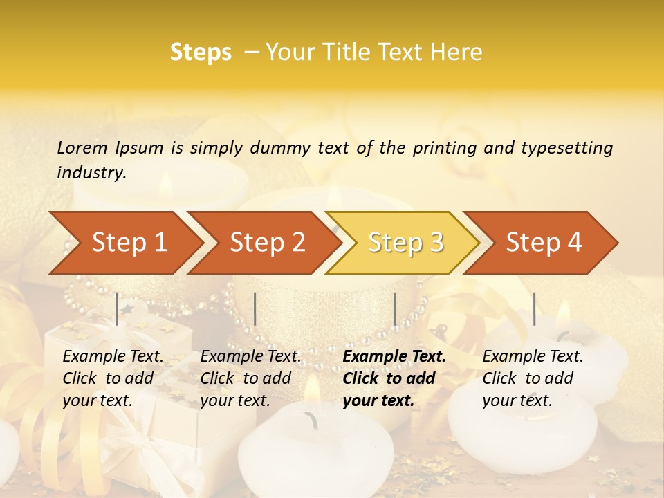Gifts Romance Wax PowerPoint Template