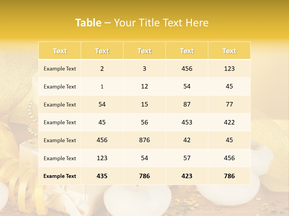 Gifts Romance Wax PowerPoint Template