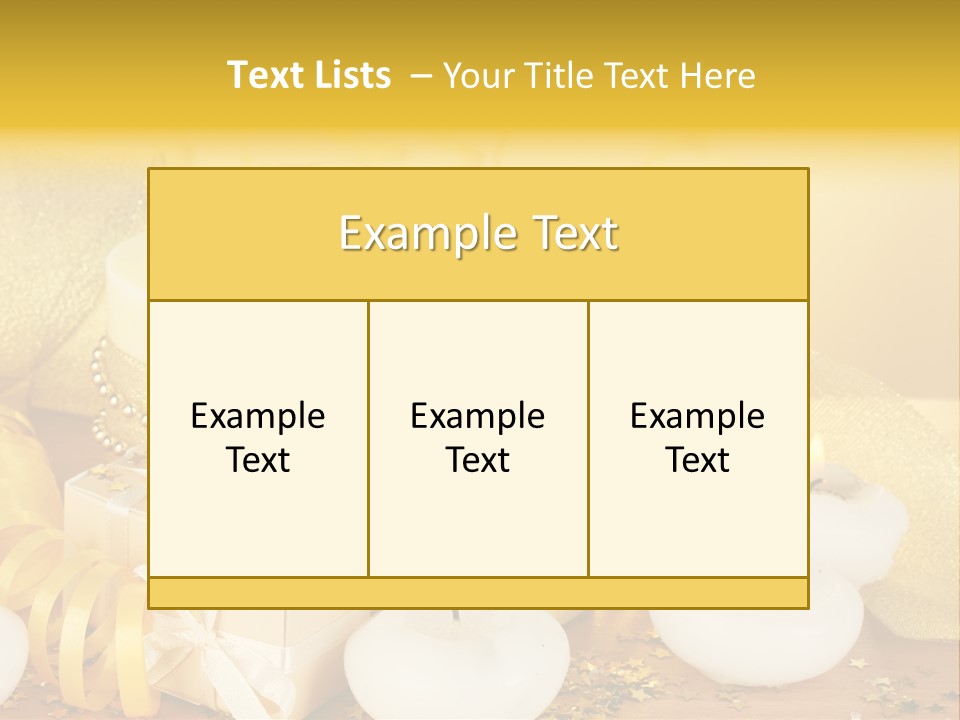 Gifts Romance Wax PowerPoint Template