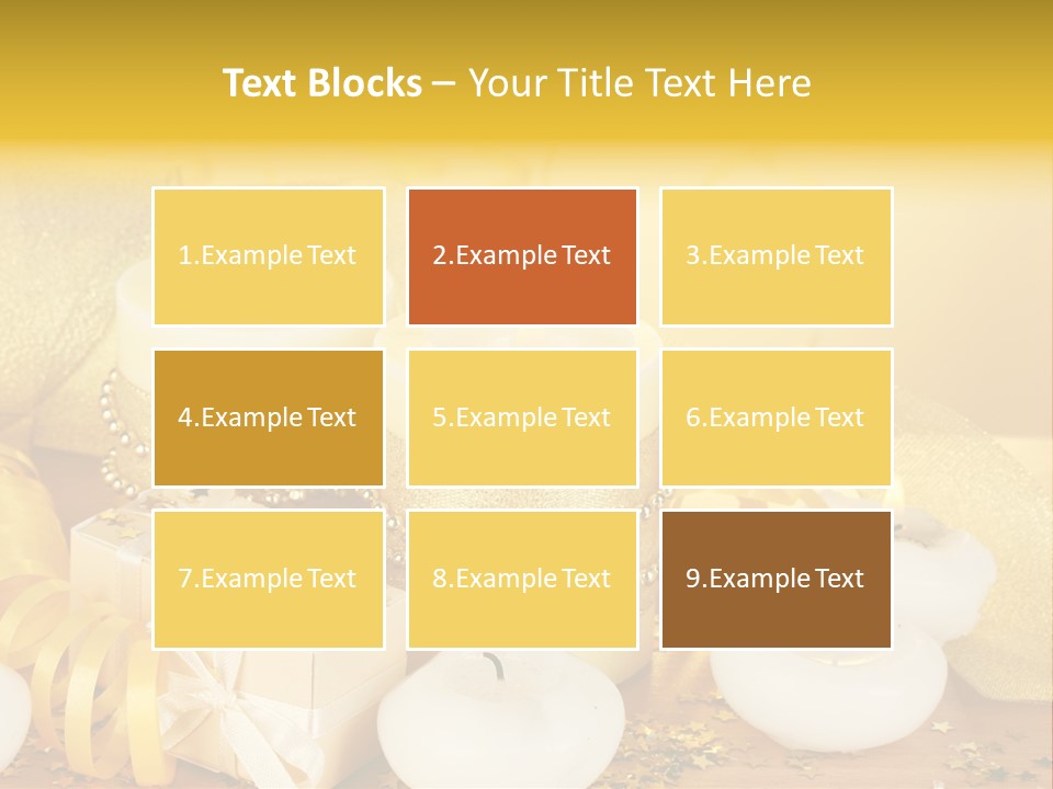 Gifts Romance Wax PowerPoint Template