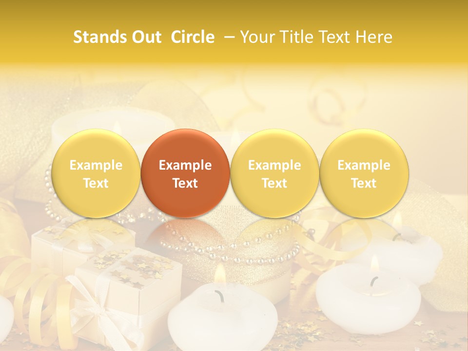 Gifts Romance Wax PowerPoint Template