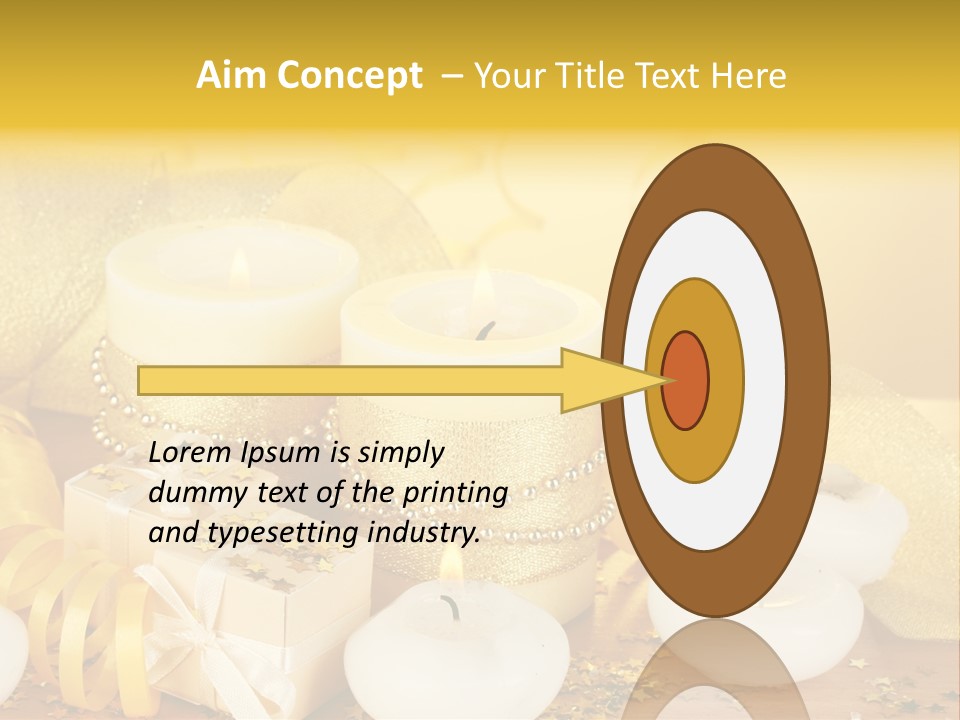 Gifts Romance Wax PowerPoint Template