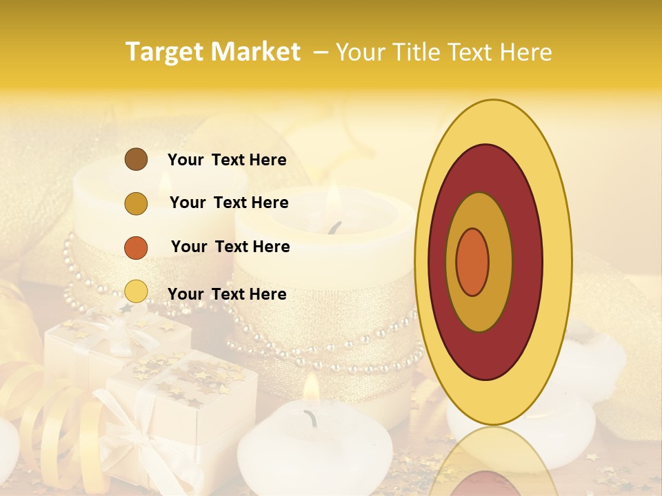 Gifts Romance Wax PowerPoint Template