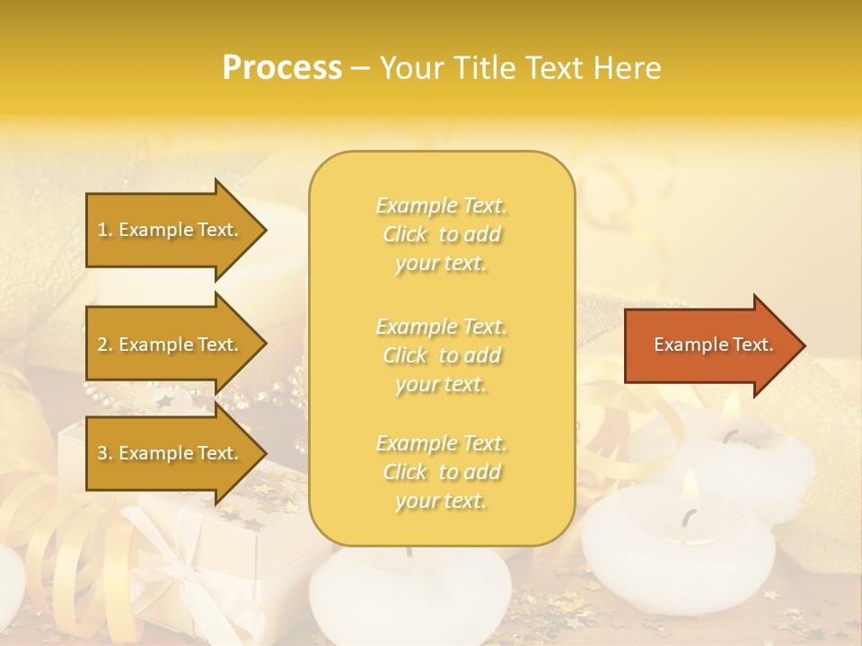 Gifts Romance Wax PowerPoint Template