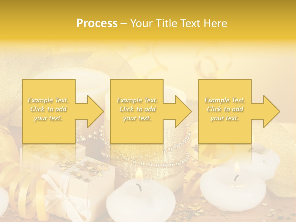 Gifts Romance Wax PowerPoint Template