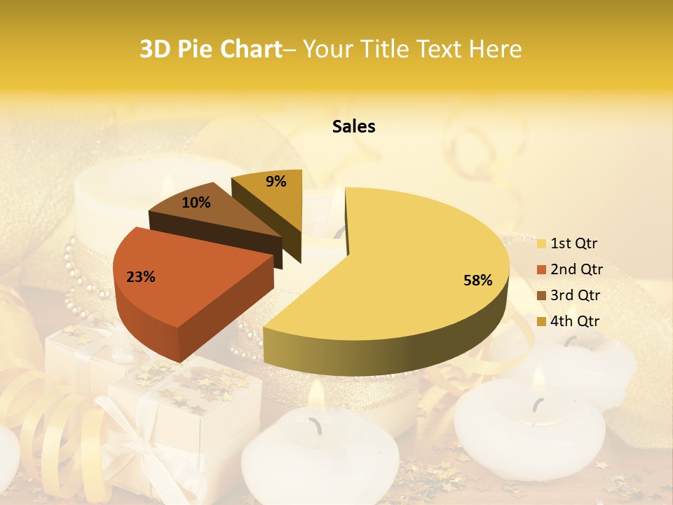 Gifts Romance Wax PowerPoint Template