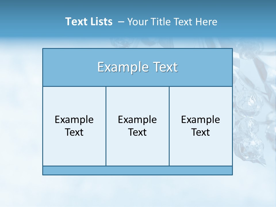 Leaf Texture Blue PowerPoint Template