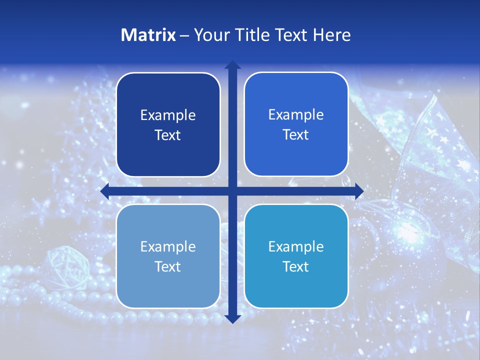 Copyspace Sparkle Holiday PowerPoint Template