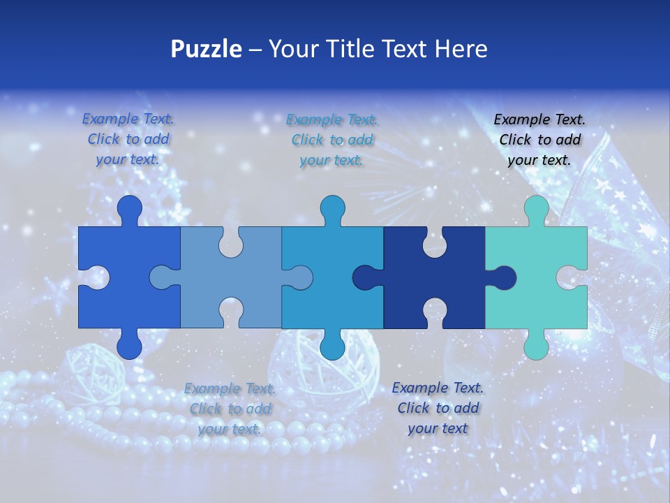 Copyspace Sparkle Holiday PowerPoint Template