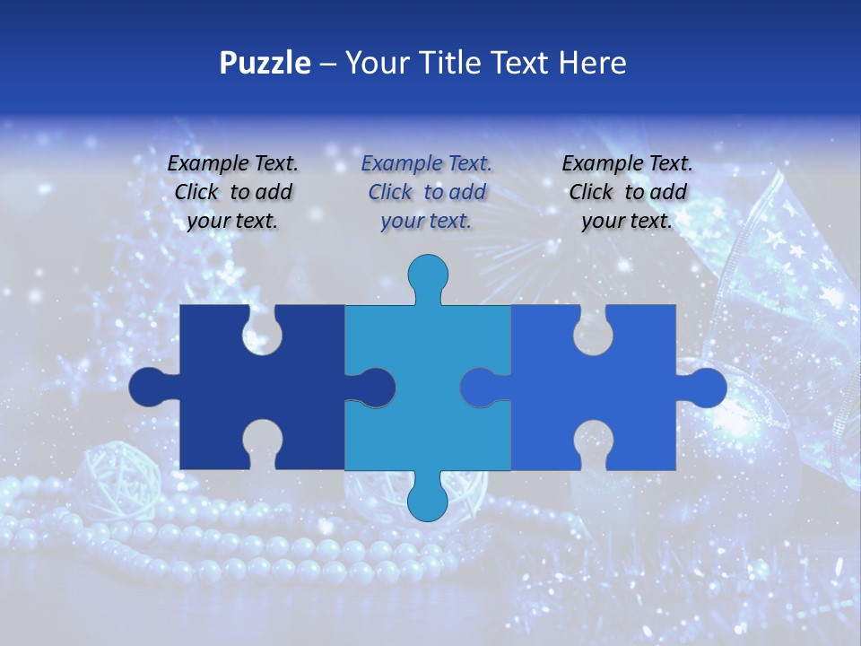 Copyspace Sparkle Holiday PowerPoint Template