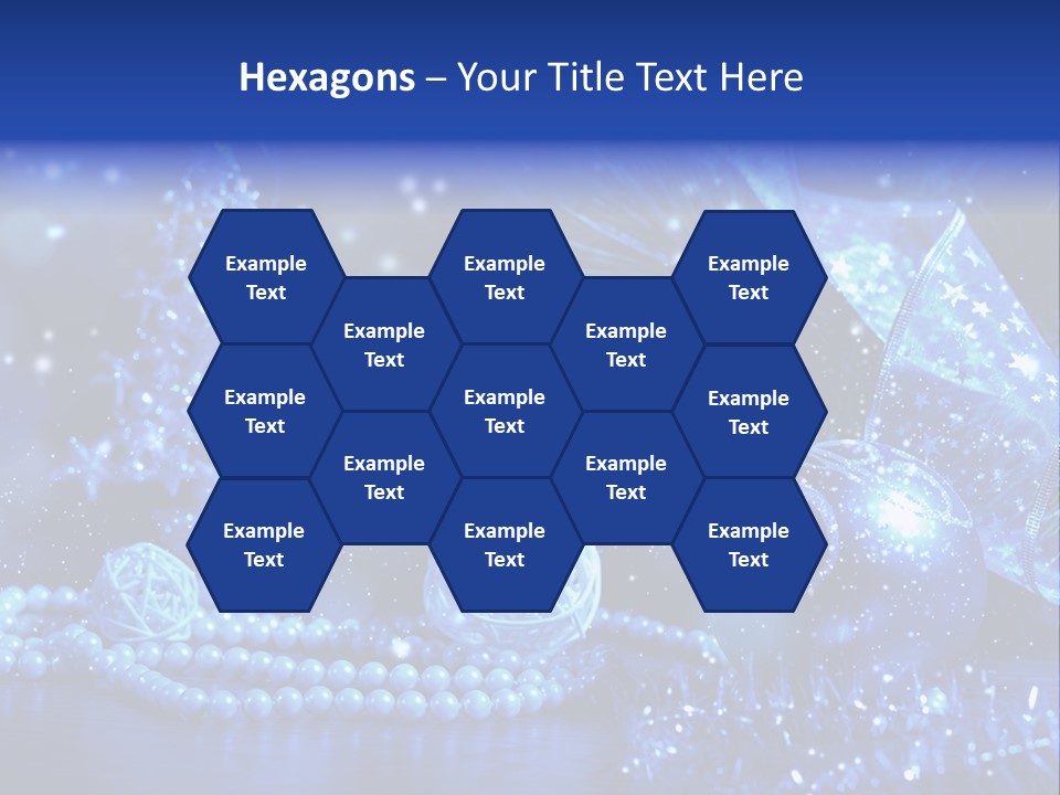 Copyspace Sparkle Holiday PowerPoint Template